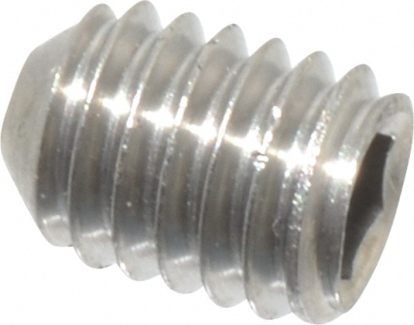 Value Collection MASS0030004CP Set Screw: M3 x 0.50 x 4 mm, Cup Point, Stainless Steel, Grade 18-8 & Austenitic Grade A2 Image