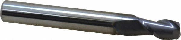 Accupro 12181625 Square End Mill: 15/64 Dia, 3/8 LOC, 1/4 Shank Dia, 2 OAL, 2 Flutes, Solid Carbide Image