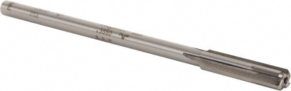 Made in USA 24003860 Chucking Reamer: 0.386" Dia, 7" OAL, 1-3/4" Flute Length, Straight Shank, Solid Carbide Image