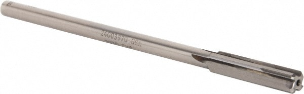 Made in USA 24003970 Chucking Reamer: 0.397" Dia, 7" OAL, 1-3/4" Flute Length, Straight Shank, Solid Carbide Image