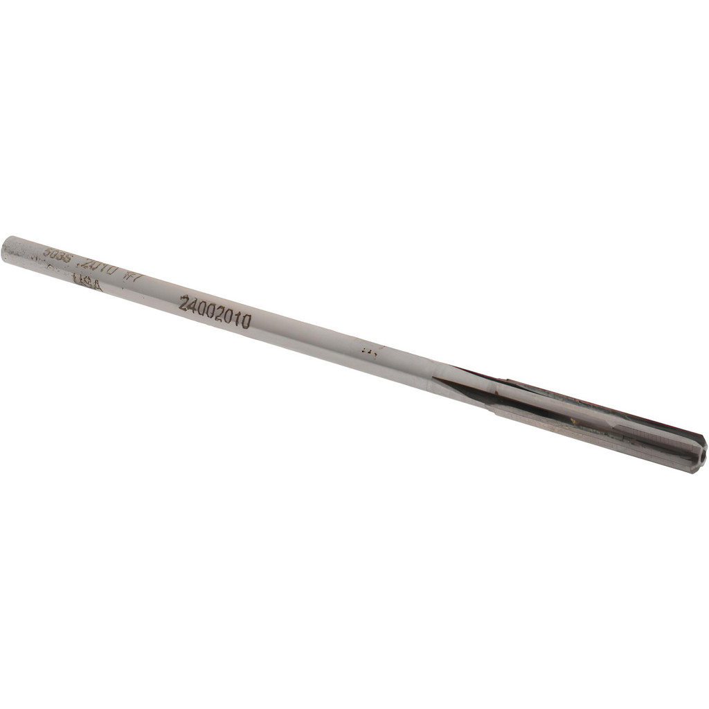 Made in USA 24002010 Chucking Reamer: 0.201" Dia, 4-1/2" OAL, 1-1/8" Flute Length, Straight Shank, Solid Carbide Image