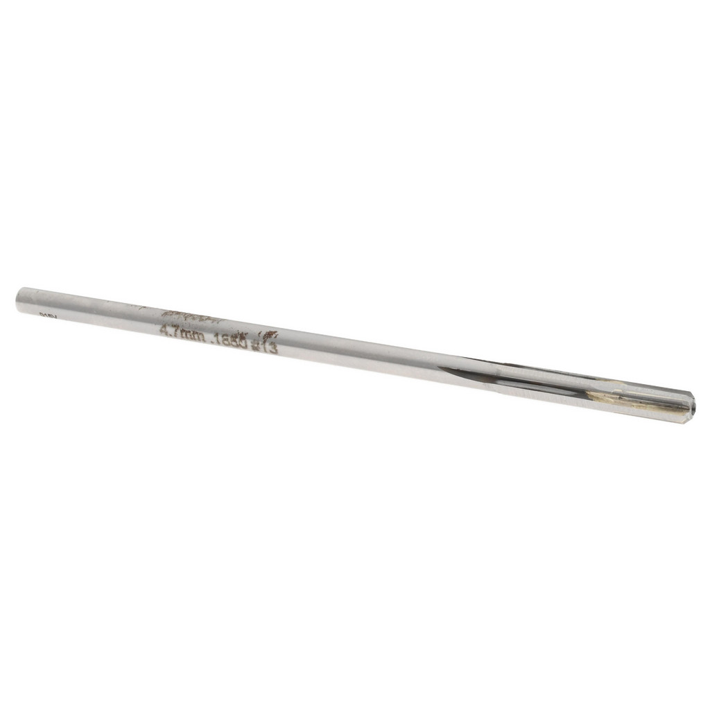 Made in USA 24001850 Chucking Reamer: 0.185" Dia, 4-1/2" OAL, 1-1/8" Flute Length, Straight Shank, Solid Carbide Image
