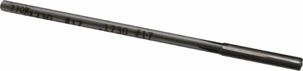 Made in USA 24001730 Chucking Reamer: 0.173" Dia, 4" OAL, 1" Flute Length, Straight Shank, Solid Carbide Image