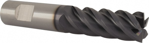 SGS 32667 Square End Mill: 5/8 Dia, 1-5/8 LOC, 5/8 Shank Dia, 3-1/2 OAL, 5 Flutes, Solid Carbide Image