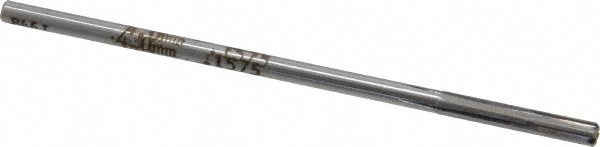 Made in USA 2400040 Chucking Reamer: 0.1575" Dia, 4" OAL, 1" Flute Length, Straight Shank, Solid Carbide Image
