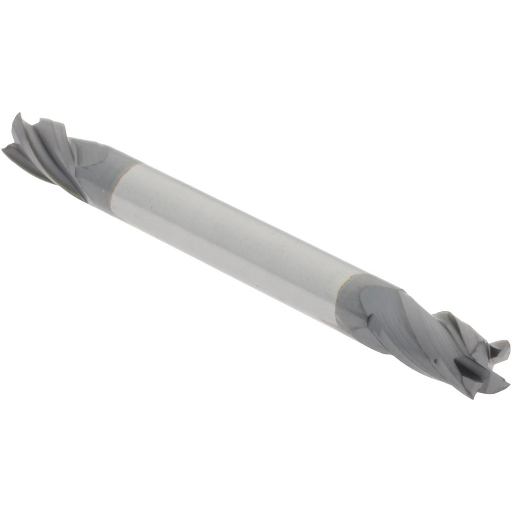 SGS Square End Mill 1/8" Dia, 1/4" LOC, 4 Flute, Solid Carbide MSC