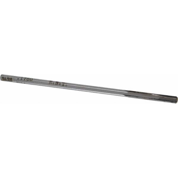 Made in USA 24001780 Chucking Reamer: 0.178" Dia, 4-1/2" OAL, 1-1/8" Flute Length, Straight Shank, Solid Carbide Image
