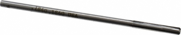Made in USA 24001840 Chucking Reamer: 0.184" Dia, 4-1/2" OAL, 1-1/8" Flute Length, Straight Shank, Solid Carbide Image