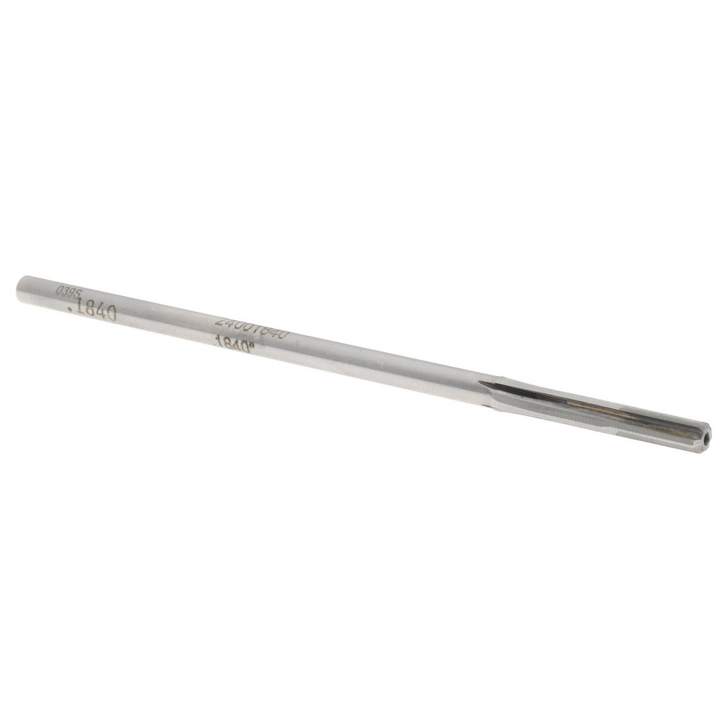 Made in USA 24001840 Chucking Reamer: 0.184" Dia, 4-1/2" OAL, 1-1/8" Flute Length, Straight Shank, Solid Carbide Image