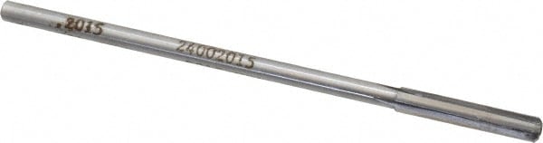 Made in USA 24002015 Chucking Reamer: 0.2015" Dia, 4-1/2" OAL, 1-1/8" Flute Length, Straight Shank, Solid Carbide Image