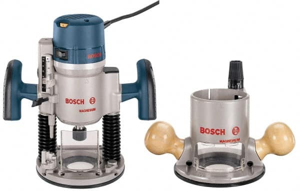 Bosch 1617EVSPK Router Kits; Router Type: Fixed Base; Plunge Combination ; Speed (RPM): 8000-25000 ; Collet Size (Inch): 1/2; 1/4; 3/8 ; Collet Size (mm): 6.35 ; Collet Size: 1/2;1/4;3/8 in; 6.35 mm ; Cord Length: 10.0ft 
