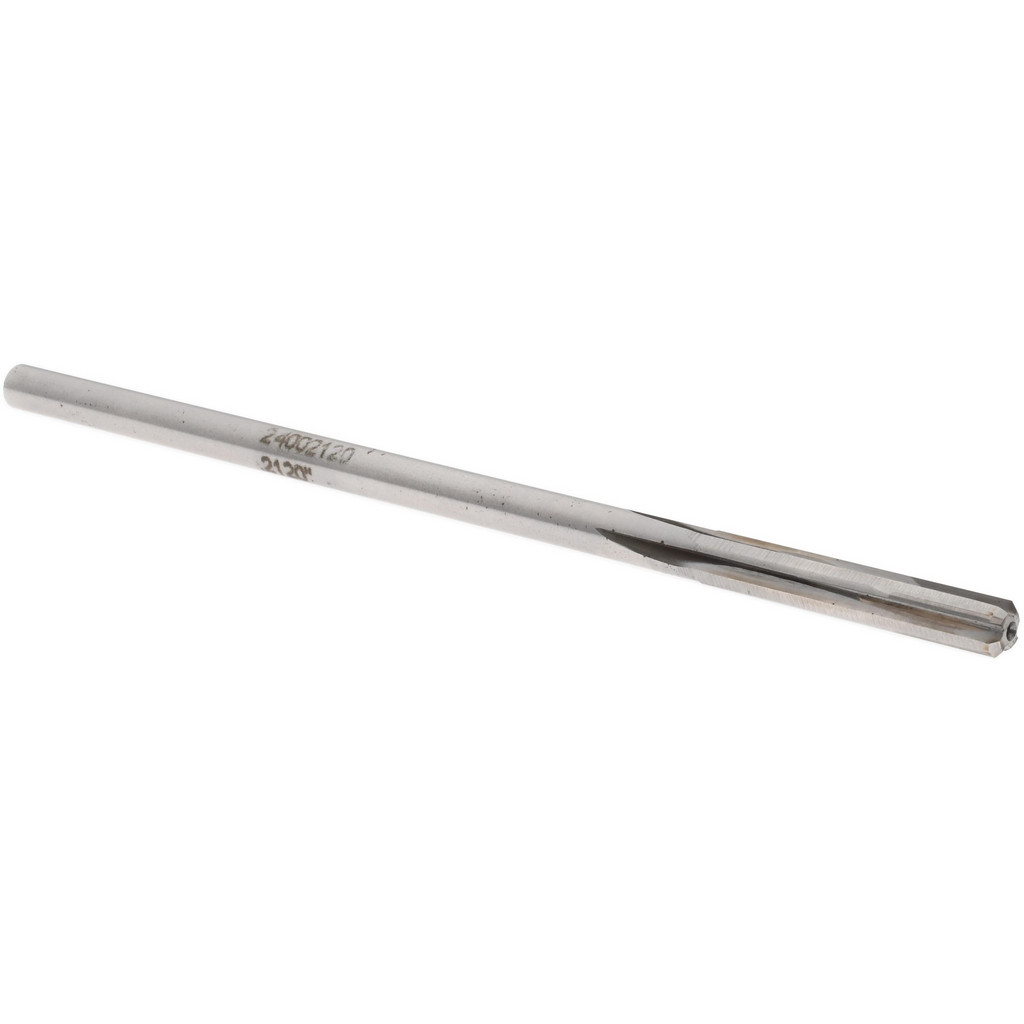 Made in USA 2400212 Chucking Reamer: 0.212" Dia, 5" OAL, 1-1/4" Flute Length, Straight Shank, Solid Carbide Image