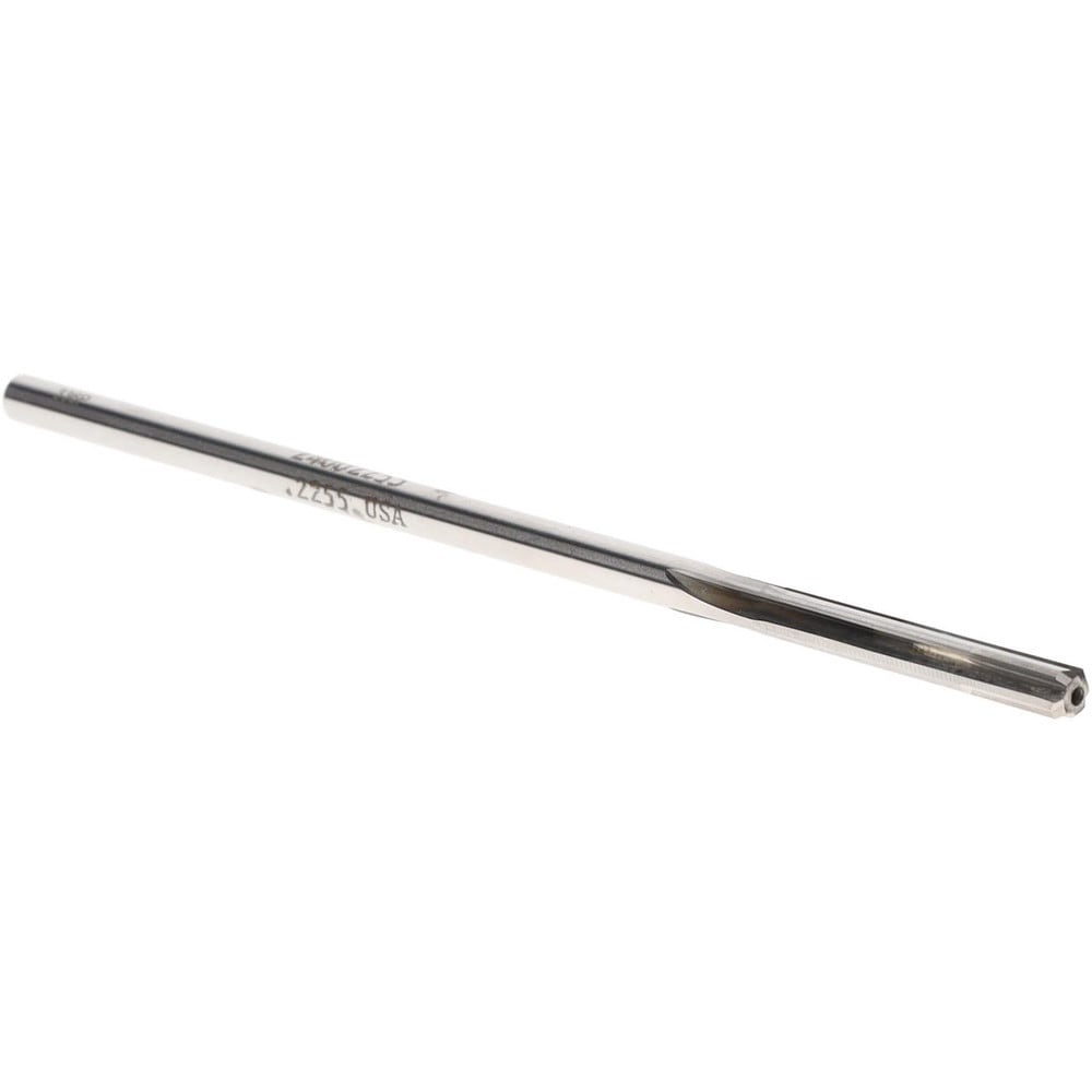 Made in USA 24002255 Chucking Reamer: 0.2255" Dia, 6" OAL, 1-1/2" Flute Length, Straight Flute, Straight Shank, Solid Carbide Image