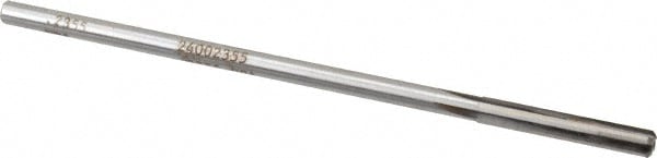 Made in USA 24002355 Chucking Reamer: 0.2355" Dia, 6" OAL, 1-1/2" Flute Length, Straight Shank, Solid Carbide Image