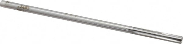 Made in USA 24002465 Chucking Reamer: 0.2465" Dia, 6" OAL, 1-1/2" Flute Length, Straight Shank, Solid Carbide Image