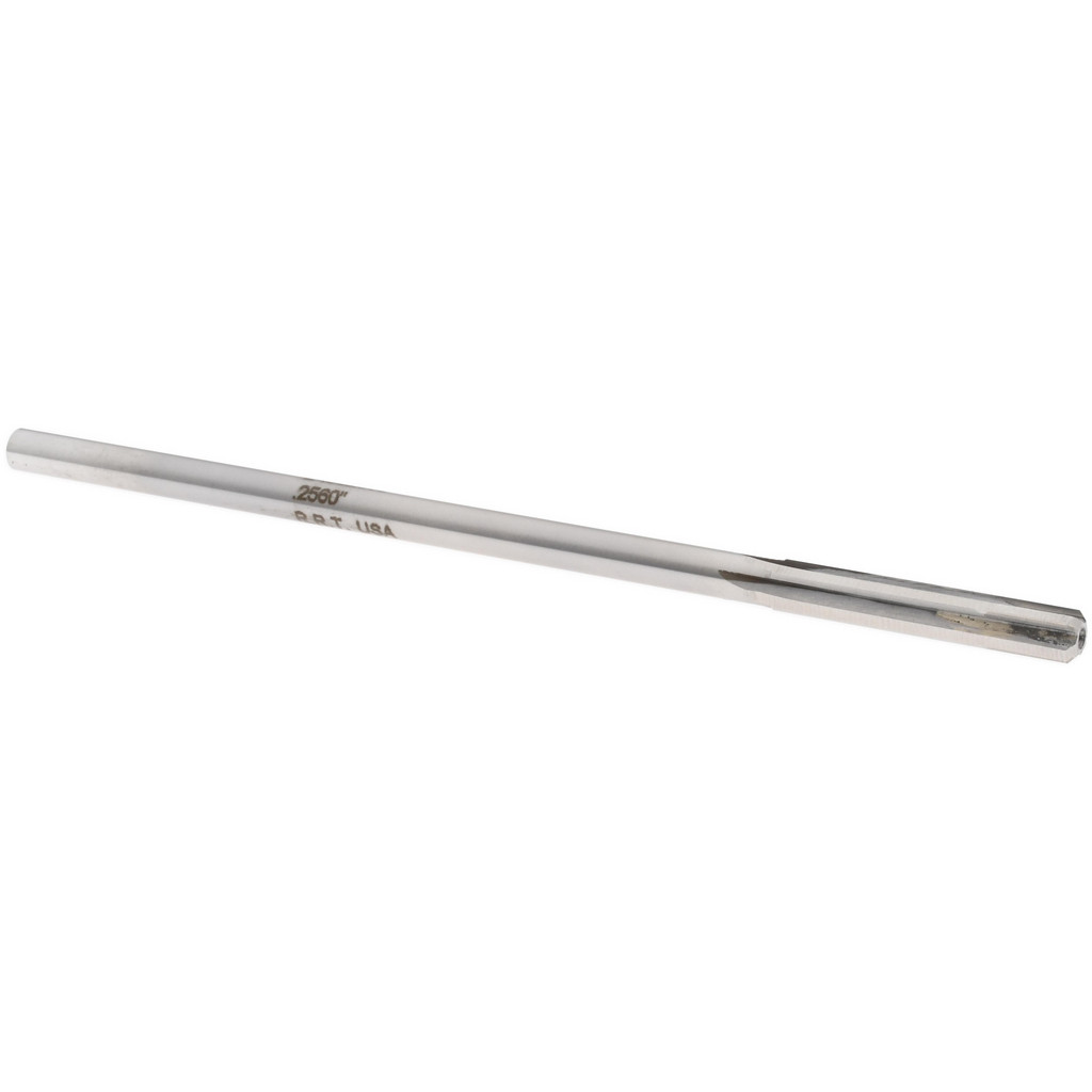 Made in USA 24002560 Chucking Reamer: 0.256" Dia, 6" OAL, 1-1/2" Flute Length, Straight Shank, Solid Carbide Image
