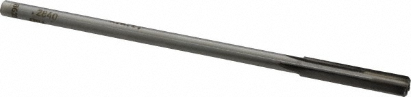 Made in USA 2400284 Chucking Reamer: 0.284" Dia, 6" OAL, 1-1/2" Flute Length, Straight Shank, Solid Carbide Image