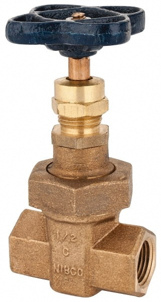 NIBCO NL2IS06 Gate Valve: Non-Rising Stem, Threaded, Bronze Image