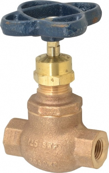 NIBCO NL2J004 1/4" Pipe, Threaded Ends, Bronze Integral Globe Valve Image