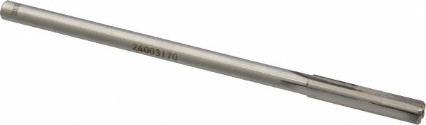 Made in USA 2400317 Chucking Reamer: 0.317" Dia, 6" OAL, 1-1/2" Flute Length, Straight Shank, Solid Carbide Image