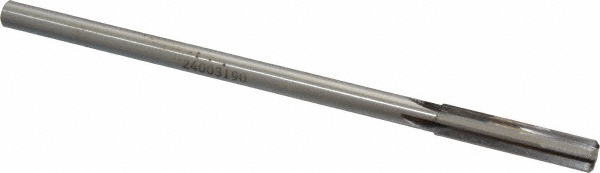 Made in USA 24003190 Chucking Reamer: 0.319" Dia, 6" OAL, 1-1/2" Flute Length, Straight Shank, Solid Carbide Image