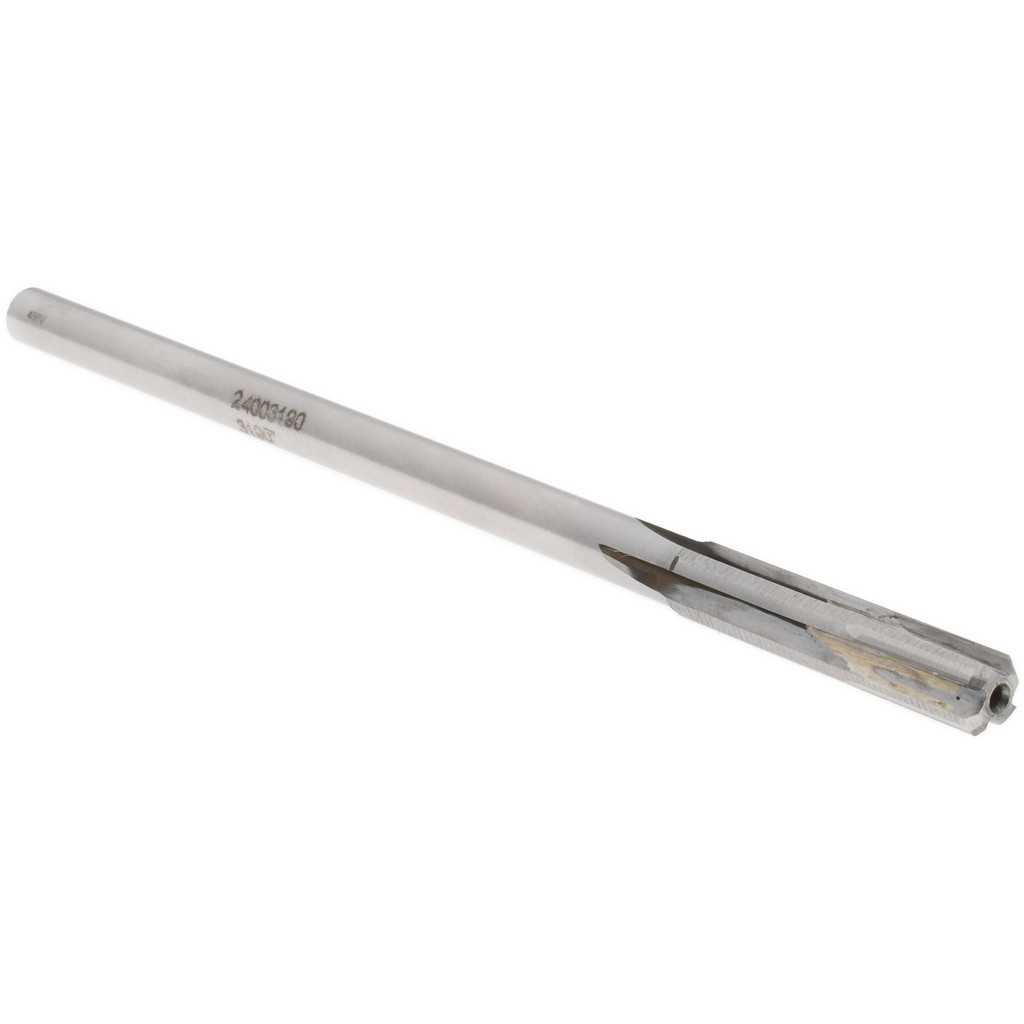 Made in USA 24003190 Chucking Reamer: 0.319" Dia, 6" OAL, 1-1/2" Flute Length, Straight Shank, Solid Carbide Image