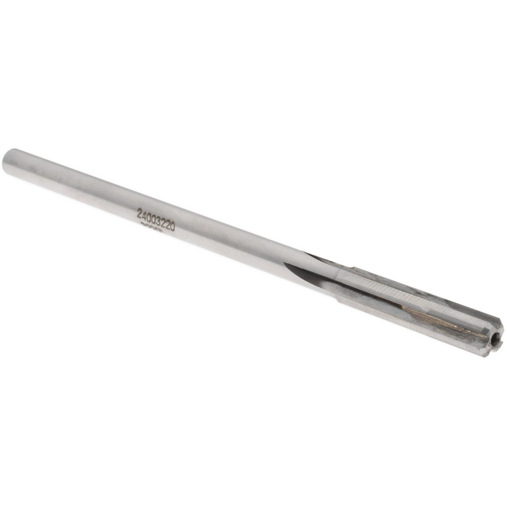Made in USA 24003220 Chucking Reamer: 0.322" Dia, 6" OAL, 1-1/2" Flute Length, Straight Shank, Solid Carbide Image
