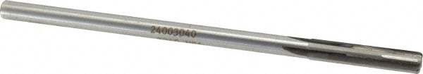 Made in USA 24003040 Chucking Reamer: 0.304" Dia, 6" OAL, 1-1/2" Flute Length, Straight Shank, Solid Carbide Image