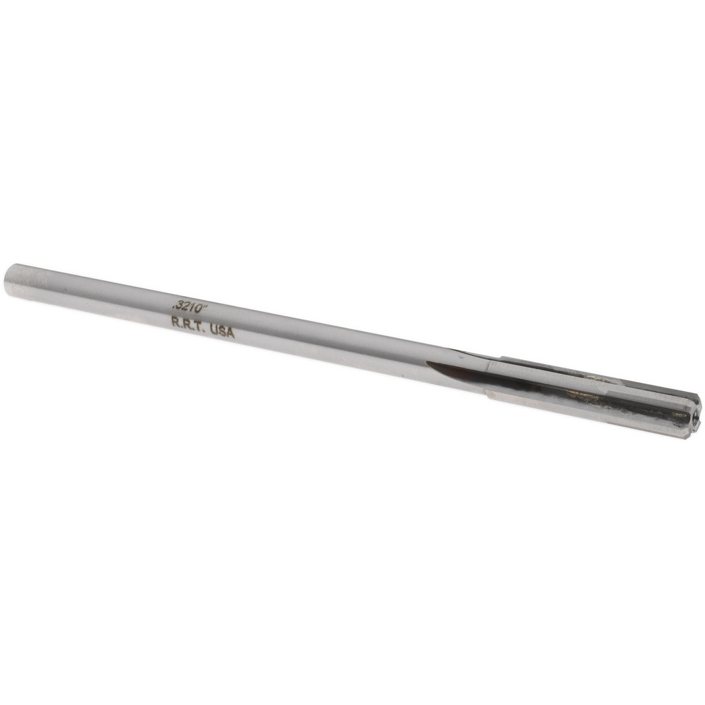Made in USA 24003210 Chucking Reamer: 0.321" Dia, 6" OAL, 1-1/2" Flute Length, Straight Shank, Solid Carbide Image