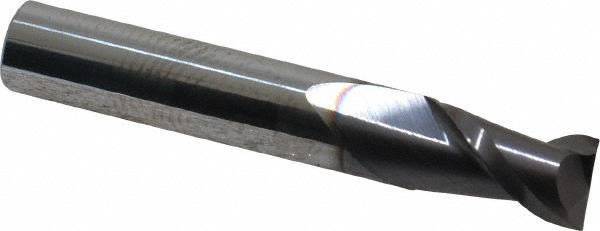 12181646 Square End Mill: 5/16 Dia, 1/2 LOC, 5/16 Shank Dia, 2 OAL, 2 Flutes, Solid Carbide  