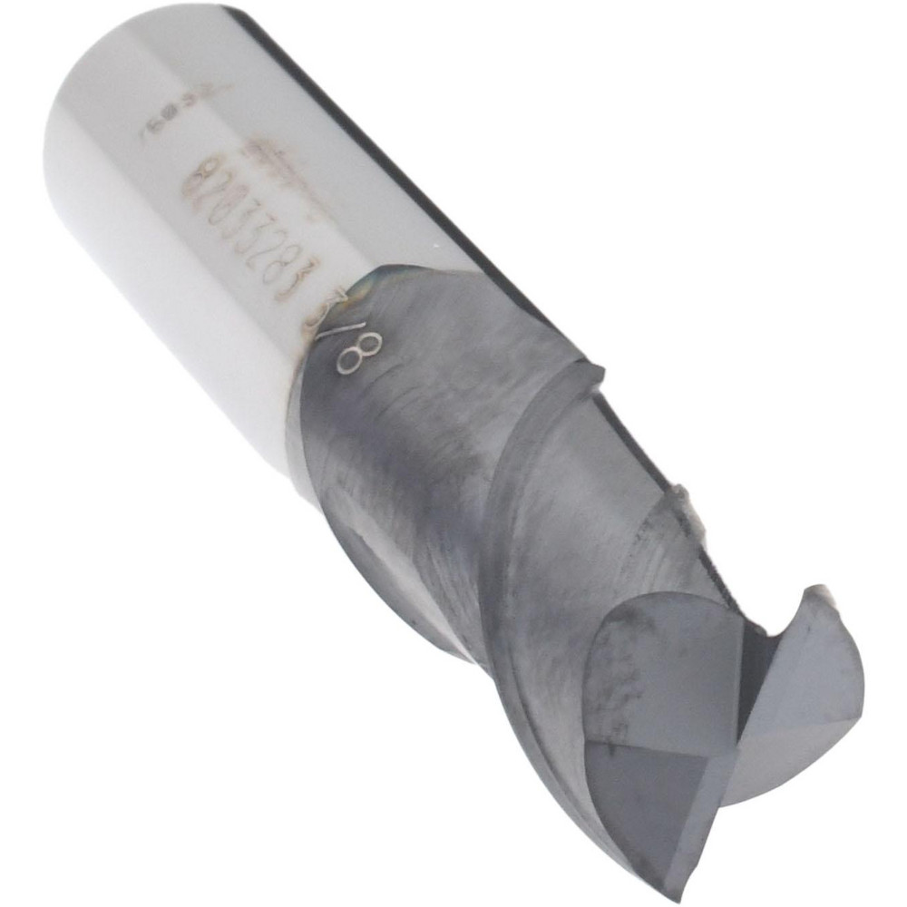 Accupro Square End Mill 3/8" Dia, 5/8" LOC, 2 Flute, Solid Carbide