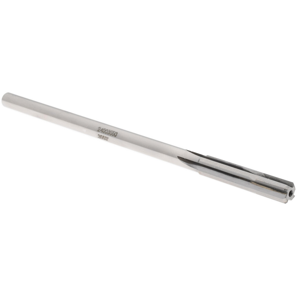 Made in USA 24003550 Chucking Reamer: 0.355" Dia, 7" OAL, 1-3/4" Flute Length, Straight Shank, Solid Carbide Image