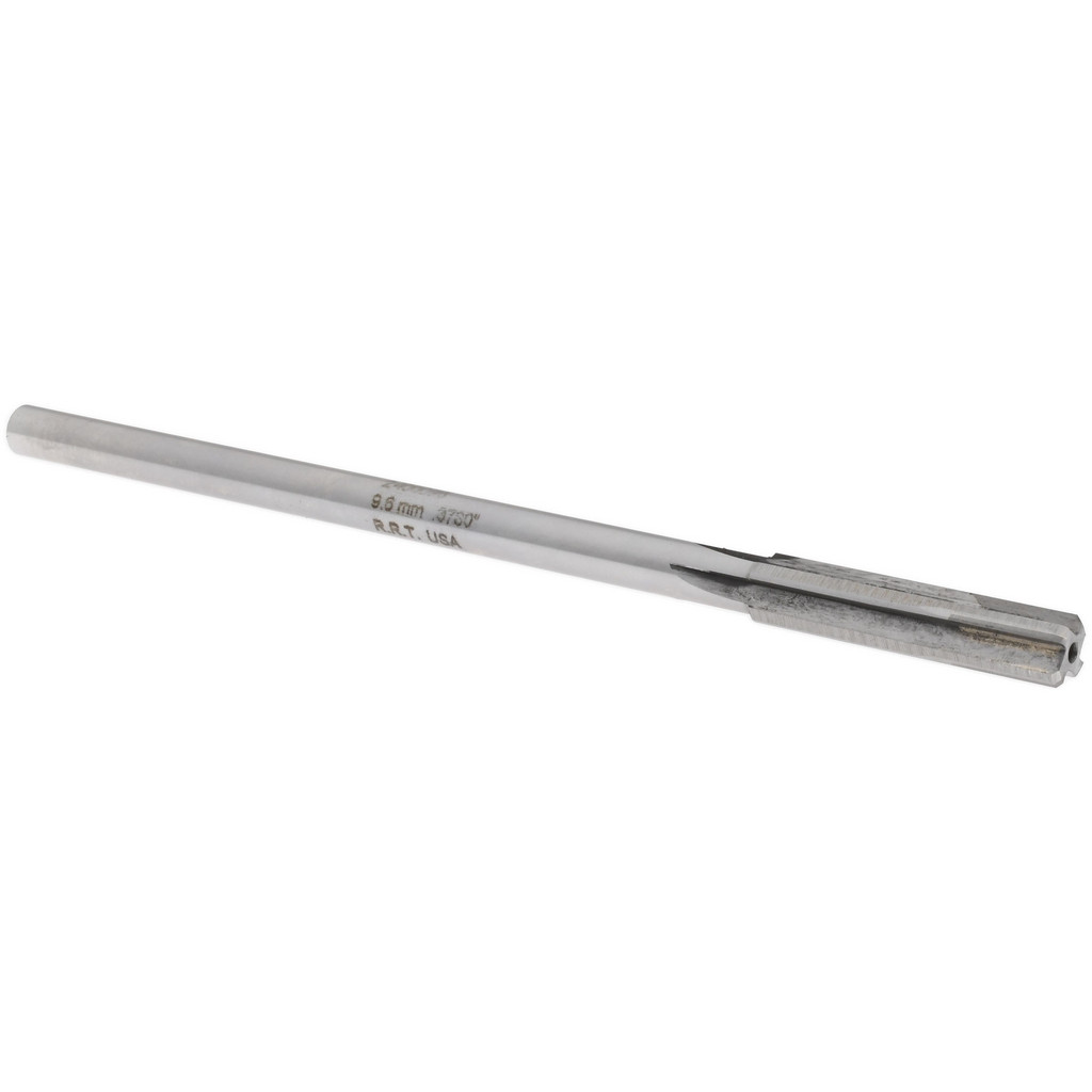 Made in USA 2400096 Chucking Reamer: 0.378" Dia, 7" OAL, 1-3/4" Flute Length, Straight Shank, Solid Carbide Image