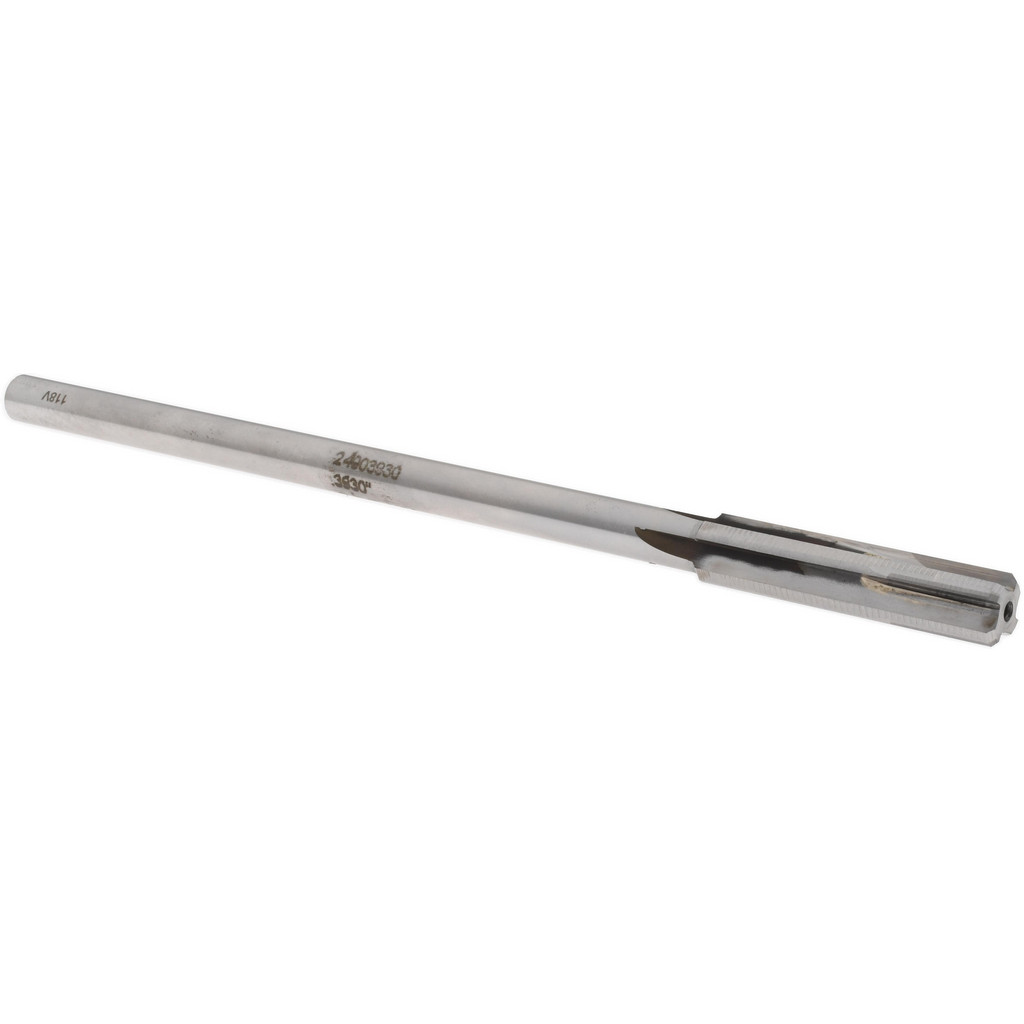 Made in USA 24003930 Chucking Reamer: 0.393" Dia, 7" OAL, 1-3/4" Flute Length, Straight Shank, Solid Carbide Image