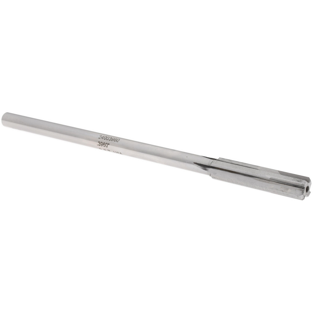 Made in USA 24003960 Chucking Reamer: 0.396" Dia, 7" OAL, 1-3/4" Flute Length, Straight Shank, Solid Carbide Image
