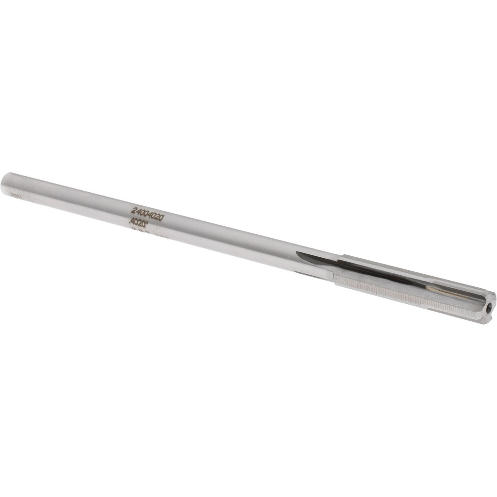 Made in USA 24004020 Chucking Reamer: 0.402" Dia, 7" OAL, 1-3/4" Flute Length, Straight Shank, Solid Carbide Image