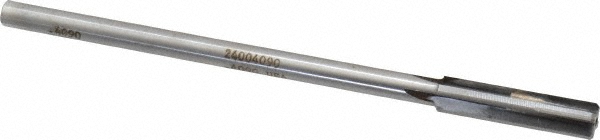 Made in USA 24004090 Chucking Reamer: 0.409" Dia, 7" OAL, 1-3/4" Flute Length, Straight Shank, Solid Carbide Image