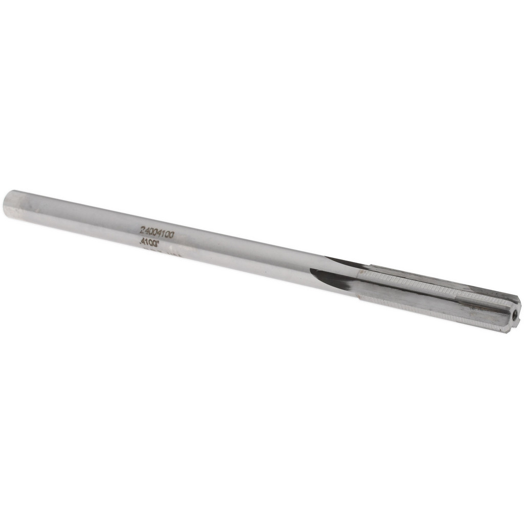 Made in USA 24004100 Chucking Reamer: 0.41" Dia, 7" OAL, 1-3/4" Flute Length, Straight Shank, Solid Carbide Image