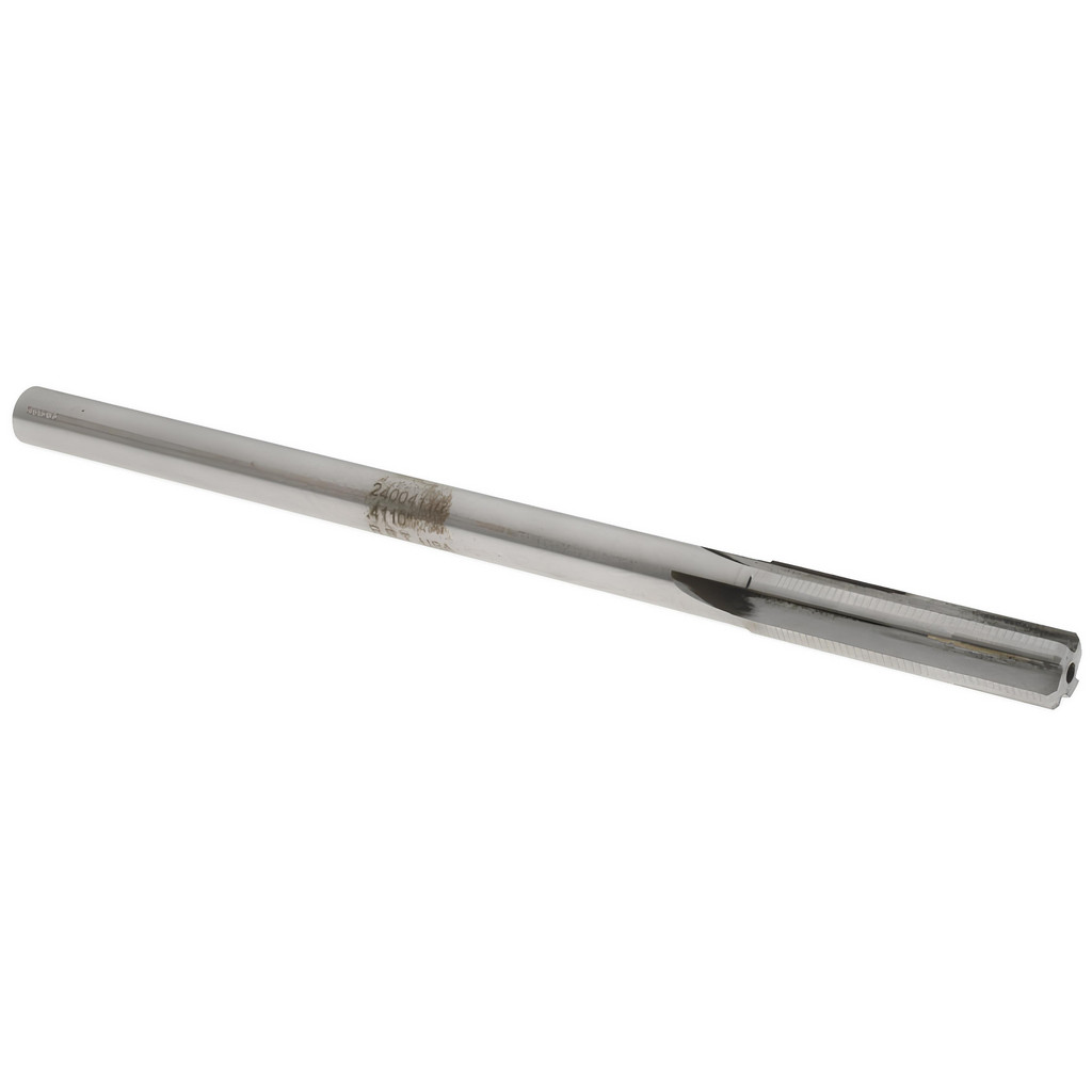 Made in USA 24004110 Chucking Reamer: 0.411" Dia, 7" OAL, 1-3/4" Flute Length, Straight Shank, Solid Carbide Image