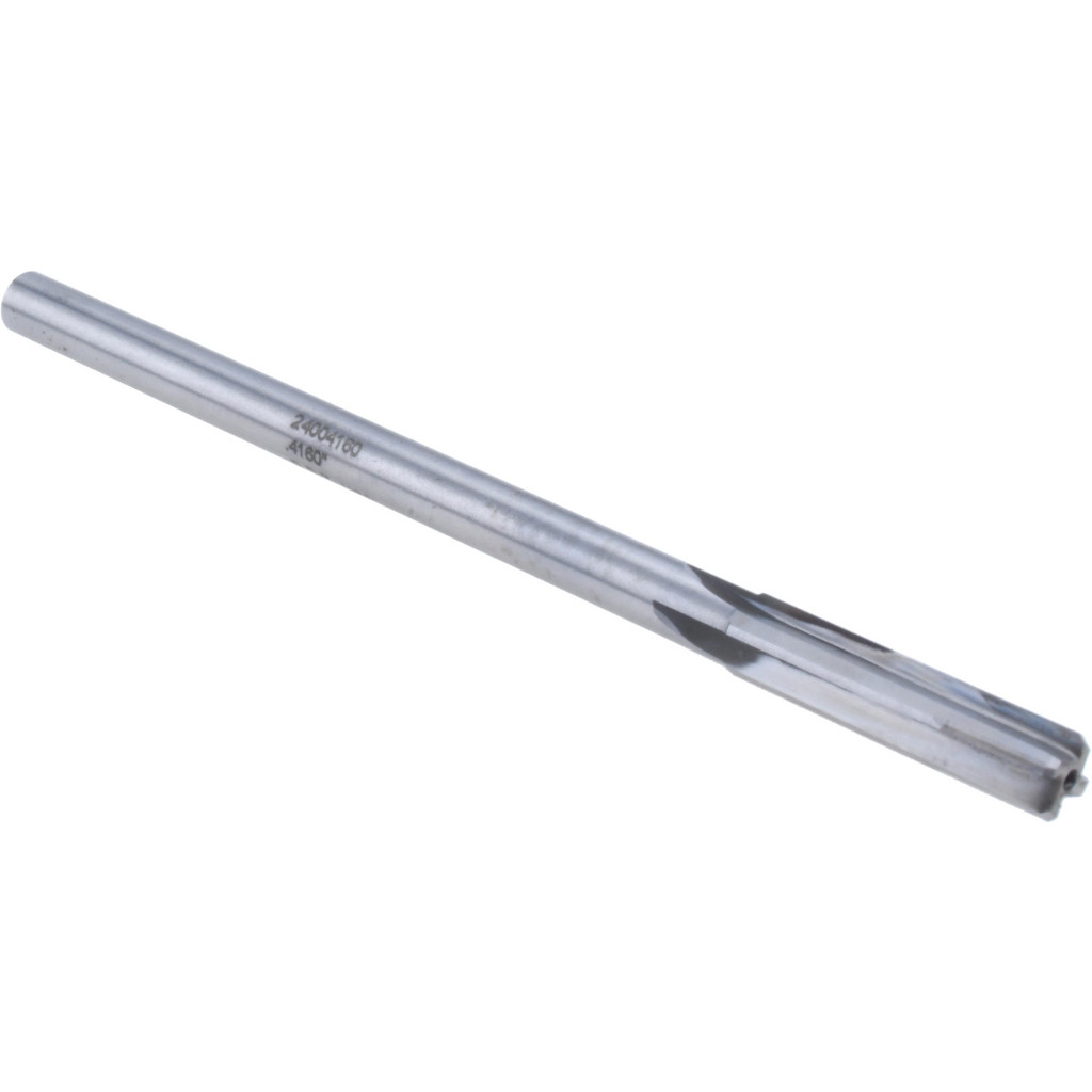 Made in USA 24004160 Chucking Reamer: 0.416" Dia, 7" OAL, 1-3/4" Flute Length, Straight Shank, Solid Carbide Image
