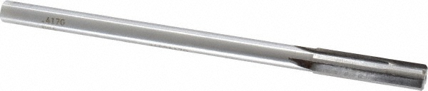 Made in USA 24004170 Chucking Reamer: 0.417" Dia, 7" OAL, 1-3/4" Flute Length, Straight Shank, Solid Carbide Image