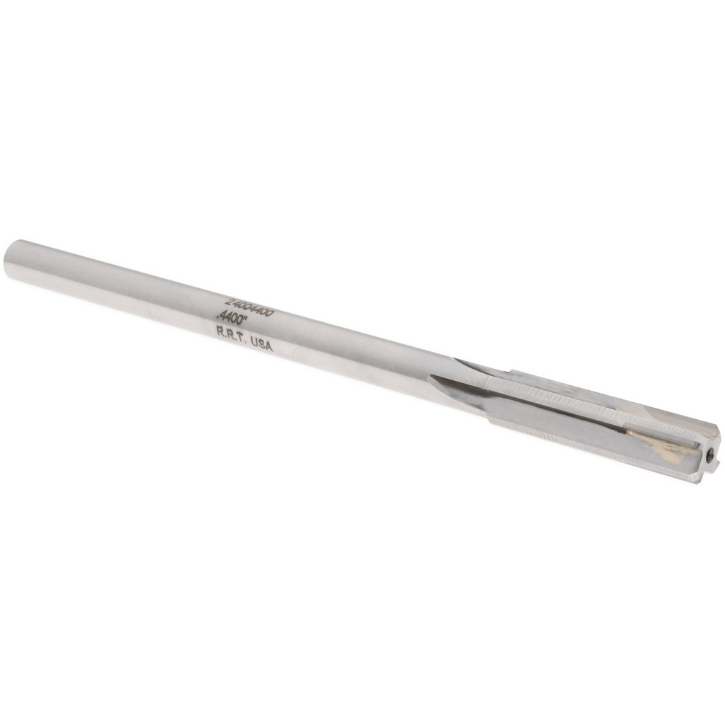 Made in USA 24004400 Chucking Reamer: 0.44" Dia, 7" OAL, 1-3/4" Flute Length, Straight Shank, Solid Carbide Image