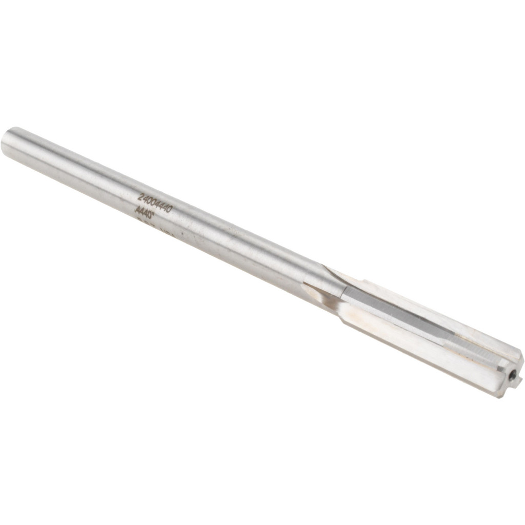 Made in USA 24004440 Chucking Reamer: 0.444" Dia, 7" OAL, 1-3/4" Flute Length, Straight Shank, Solid Carbide Image