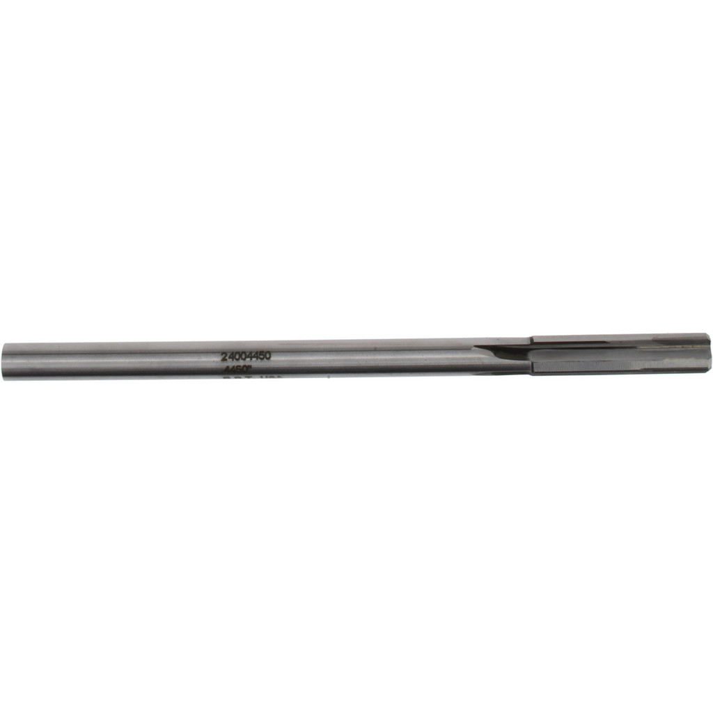 Made in USA 24004450 Chucking Reamer: 0.445" Dia, 7" OAL, 1-3/4" Flute Length, Straight Shank, Solid Carbide Image