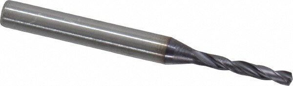 Screw Machine Length Drill Bit: 0.1181" Dia, 140 °, Solid Carbide