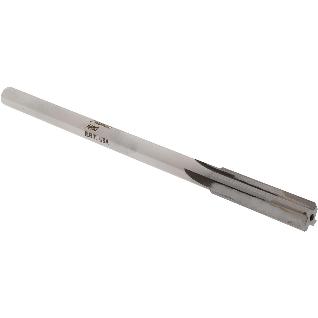 Made in USA 24004480 Chucking Reamer: 0.448" Dia, 7" OAL, 1-3/4" Flute Length, Straight Shank, Solid Carbide Image