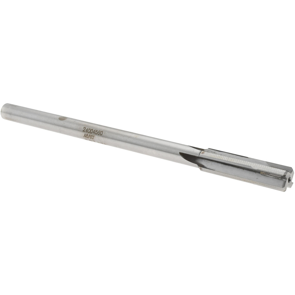 Made in USA 24004560 Chucking Reamer: 0.456" Dia, 7" OAL, 1-3/4" Flute Length, Straight Shank, Solid Carbide Image