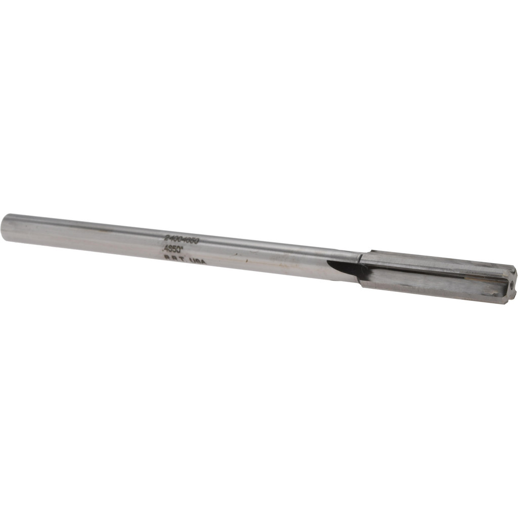 Made in USA 24004650 Chucking Reamer: 0.465" Dia, 7" OAL, 1-3/4" Flute Length, Straight Shank, Solid Carbide Image
