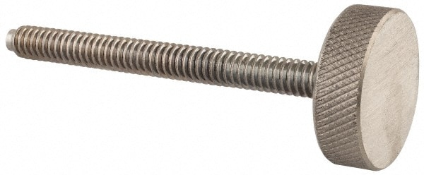 18-8 Stainless Steel Thumb Screw: 1/4-20, Knurled Head