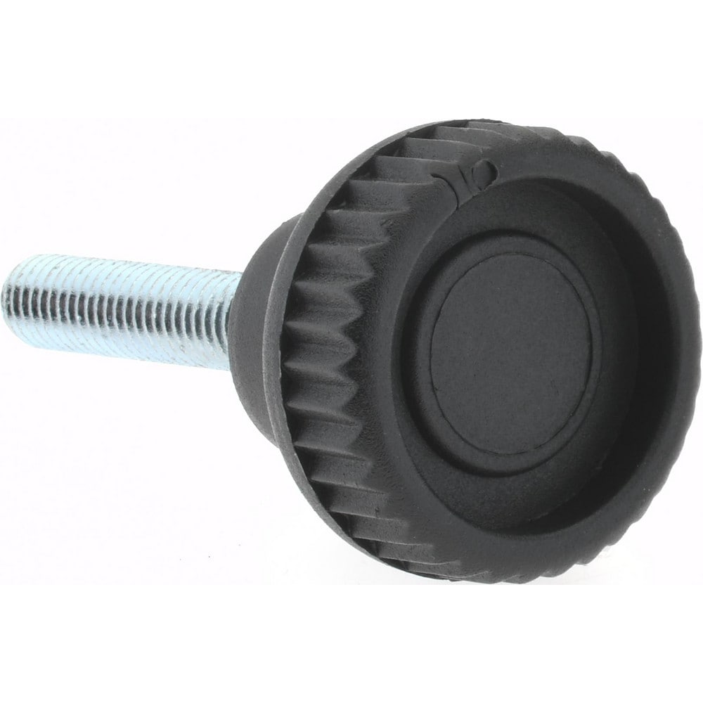Steel Thumb Screw: M6 x 1, Knurled Head